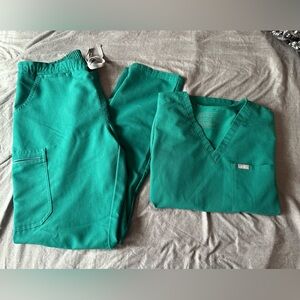 Green Scrub Set